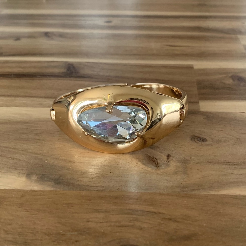 Zara limited edition gemstone golden bracelet jewelry NWOT